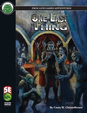 portada One Last Thing 5E (in English)