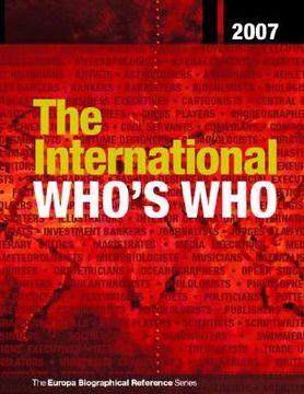 portada The International Who's Who (en Inglés)