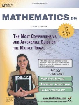 portada Mtel Mathematics 09 Teacher Certification Study Guide Test Prep 