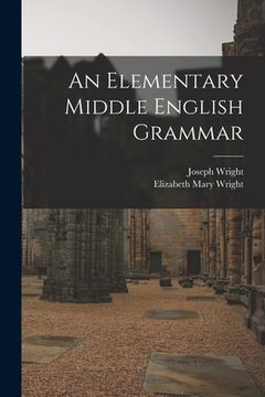 portada An Elementary Middle English Grammar (in English)