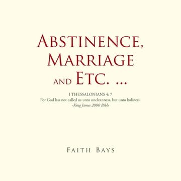 portada Abstinence, Marriage and Etc. ... (en Inglés)