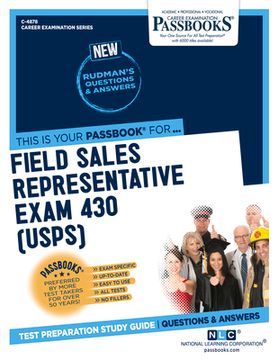 portada Field Sales Representative Exam 430 (Usps) (C-4878): Passbooks Study Guide Volume 4878 (en Inglés)