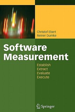 portada software measurement: establish - extract - evaluate - execute (en Inglés)