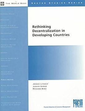 portada rethinking decentralization in developing countries (en Inglés)