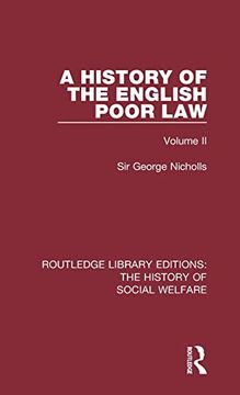 portada A History of the English Poor law (Routledge Library Editions: The History of Social Welfare) (in English)