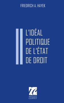 portada L'ideal politique de l'Etat de droit: Conferences donnees au Caire en 1955 (French Edition)