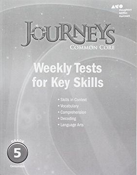 portada Journeys: Common Core Weekly Assessments Grade 5 (en Inglés)