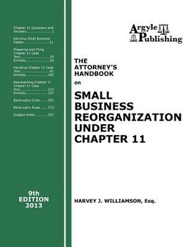 portada the attorney's handbook on small business reorganization under chapter 11 (2013) (in English)