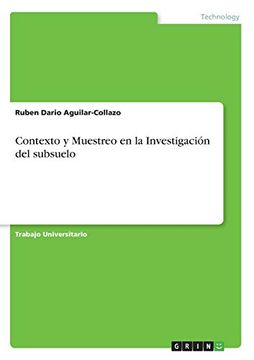 portada Contexto y Muestreo en la Investigación del Subsuelo