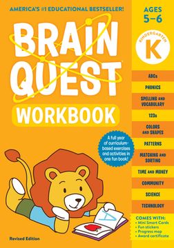 portada Brain Quest Workbook: Kindergarten Revised Edition (Brain Quest Workbooks) (en Inglés)