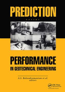 portada Prediction Versus Performance in Geotechnical Engineering: Proceedings of the Symposium, Bangkok, 30 Nov.-4 Dec.1992 (en Inglés)