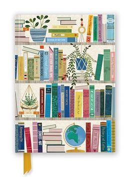 portada Georgia Breeze: Bookshelves (Foiled Journal) (Flame Tree Notebooks)