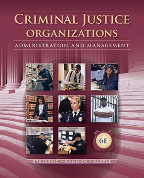 portada Criminal Justice Organizations: Administration and Management (en Inglés)