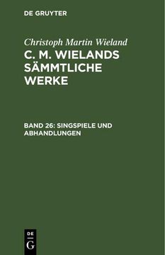 portada Singspiele und Abhandlungen (en Alemán)