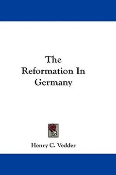 portada the reformation in germany (in English)