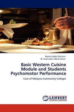 portada basic western cuisine module and students psychomotor performance
