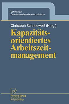 portada Kapazitätsorientiertes Arbeitszeitmanagement (en Alemán)