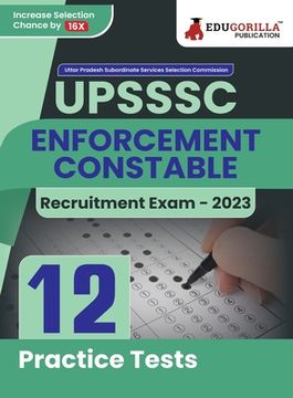 portada UPSSSC Enforcement Constable Exam Book 2023 (English Edition) - 12 Practice Tests (1800 Solved Questions) with Free Access to Online Tests (en Inglés)