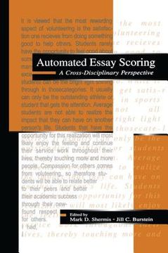 portada Automated Essay Scoring: A Cross-disciplinary Perspective