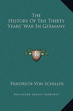 portada the history of the thirty years' war in germany (en Inglés)