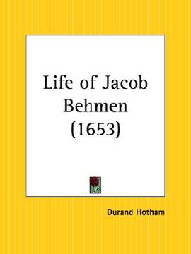 portada life of jacob behmen (en Inglés)