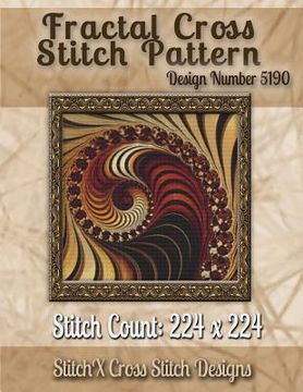 portada Fractal Cross Stitch Pattern: Design No. 5190