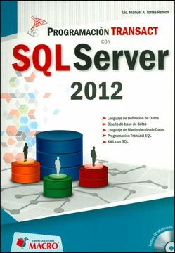 portada Programacion Transact sql Server 2012 (Ebook)