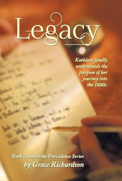 portada Legacy: Book Three in the Providence Series