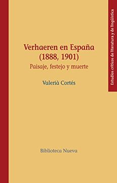portada Verhaeren en España (1888, 1901). Paisaje, festejo y muerte (in Spanish)