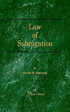 portada law of subrogation
