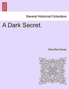 portada a dark secret, vol. ii