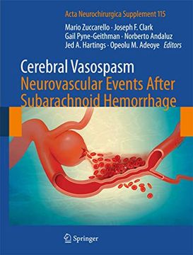 portada Cerebral Vasospasm: Neurovascular Events After Subarachnoid Hemorrhage (Acta Neurochirurgica Supplement, 115) (en Inglés)