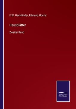 portada Hausblätter: Zweiter Band (en Alemán)