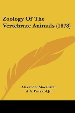 portada zoology of the vertebrate animals (1878)