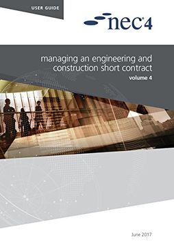 portada Nec4: Managing an Engineering and Construction Short Contract (in English)