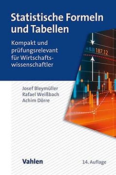portada Statistische Formeln und Tabellen (en Alemán)
