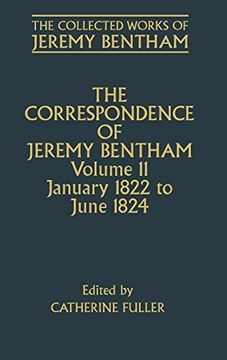 portada The Correspondence of Jeremy Bentham: Volume 11: January 1822 to June 1824 (The Collected Works of Jeremy Bentham) (in English)