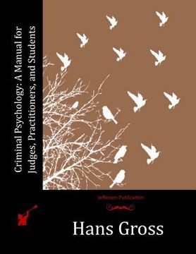 portada Criminal Psychology: A Manual for Judges, Practitioners, and Students