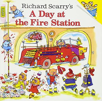 portada Richard Scarry's a day at the Fire Station (en Inglés)