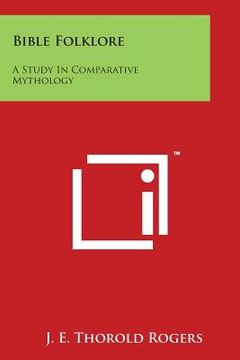 portada Bible Folklore: A Study In Comparative Mythology (in English)