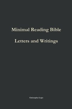 portada Minimal Reading Bible: Letters and Writings (en Inglés)