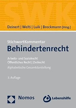 portada Stichwortkommentar Behindertenrecht: Arbeits- und Sozialrecht u Offentliches Recht u Zivilrecht (en Alemán)