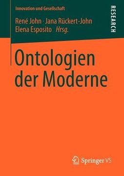 portada ontologien der moderne (en Alemán)