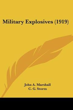 portada military explosives (1919) (en Inglés)