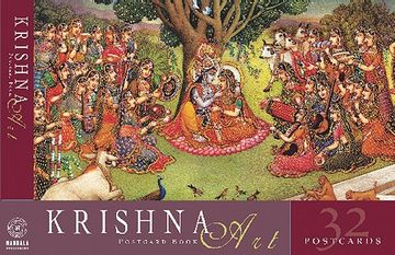 portada Krishna art Postcard Book (en Inglés)