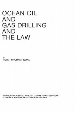 portada ocean oil & gas drilling and the law (en Inglés)