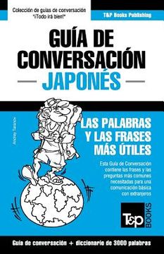 portada Guía de Conversación Español-Japonés y Vocabulario Temático de 3000 Palabras: 187 (Spanish Collection)