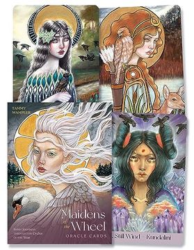 portada Maidens of the Wheel Oracle Cards: Inner Journeys Through the Cycles of the Year (en Inglés)