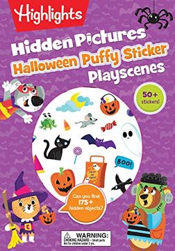 portada Halloween Puffy Sticker Playscenes (en Inglés)