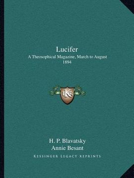 portada lucifer: a theosophical magazine, march to august 1894 (in English)